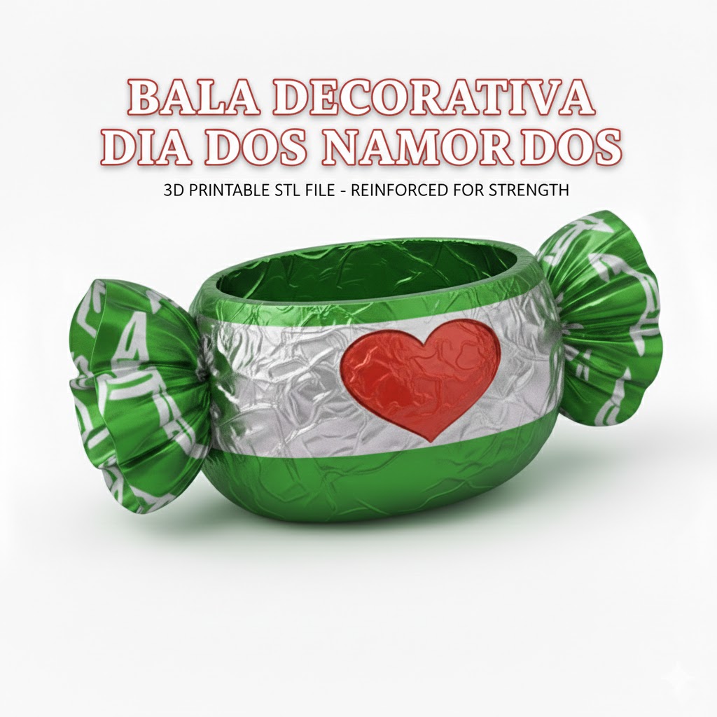 Bala Decorativa Retrô - Edição Especial Dia dos Namorados