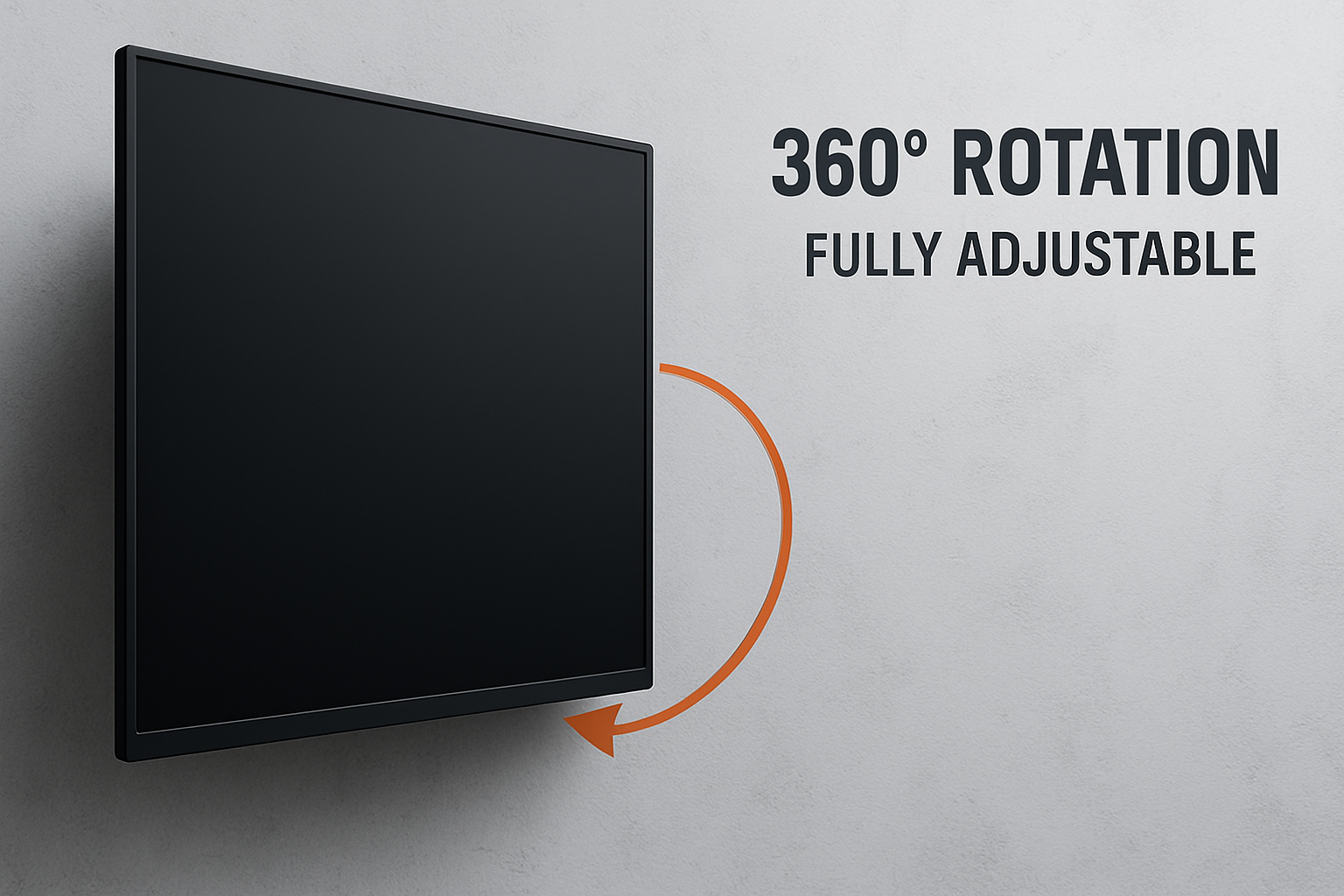 360° monitor wall mount