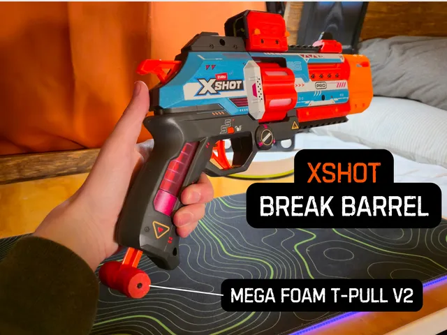 Xshot Break Barrel Mega Foam T-Pull (v2)