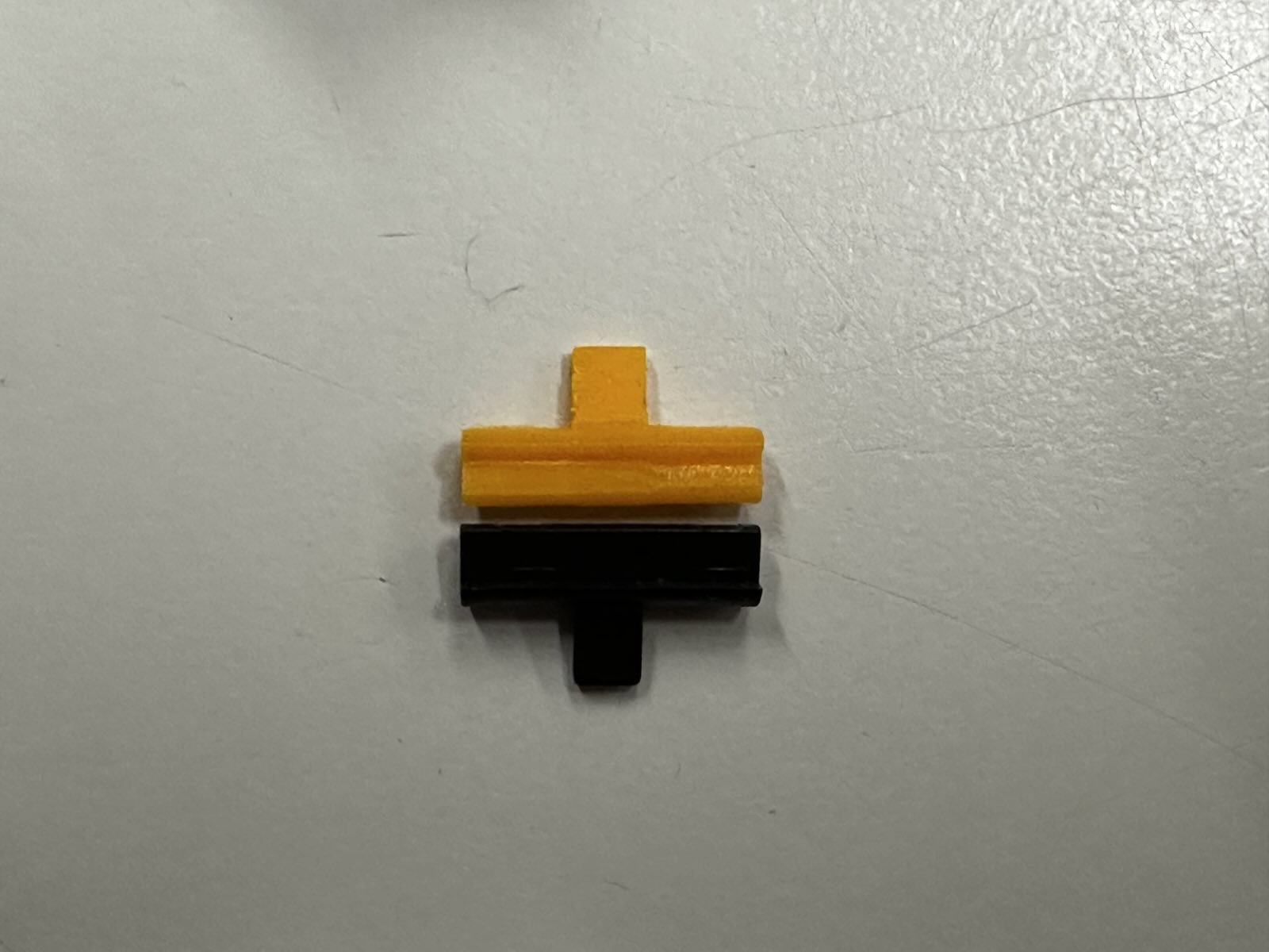 Singer knitting machine: Brake pusher for tension mast