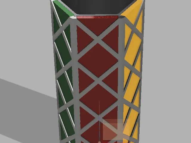 Girder vase/desk organiser - inspired by "The Bridge" (Iain Banks)