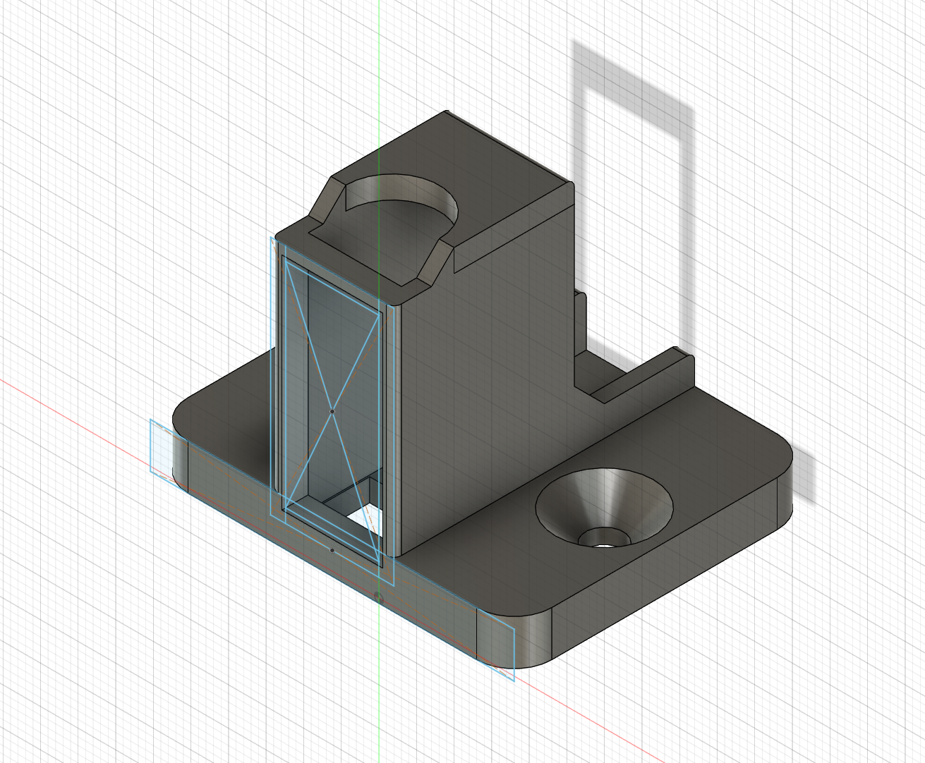 Toggle Switch Mount – Support Interrupteur à Bascule (26X12mm) — thumbnail 2