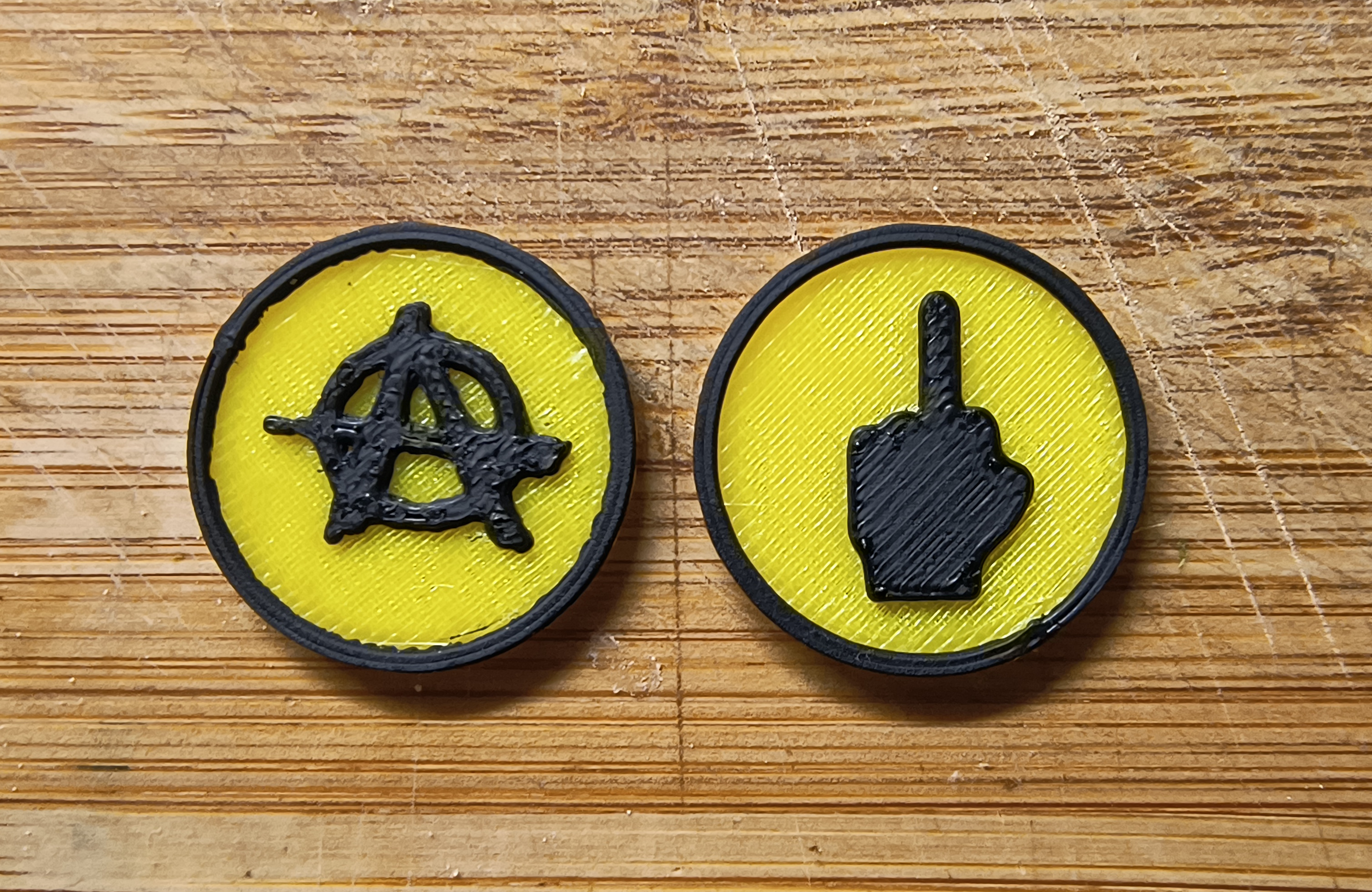 Trolley coin - Anarchy