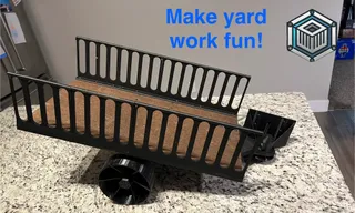 Ride-on Power-Wheels trailer and working hitch V1