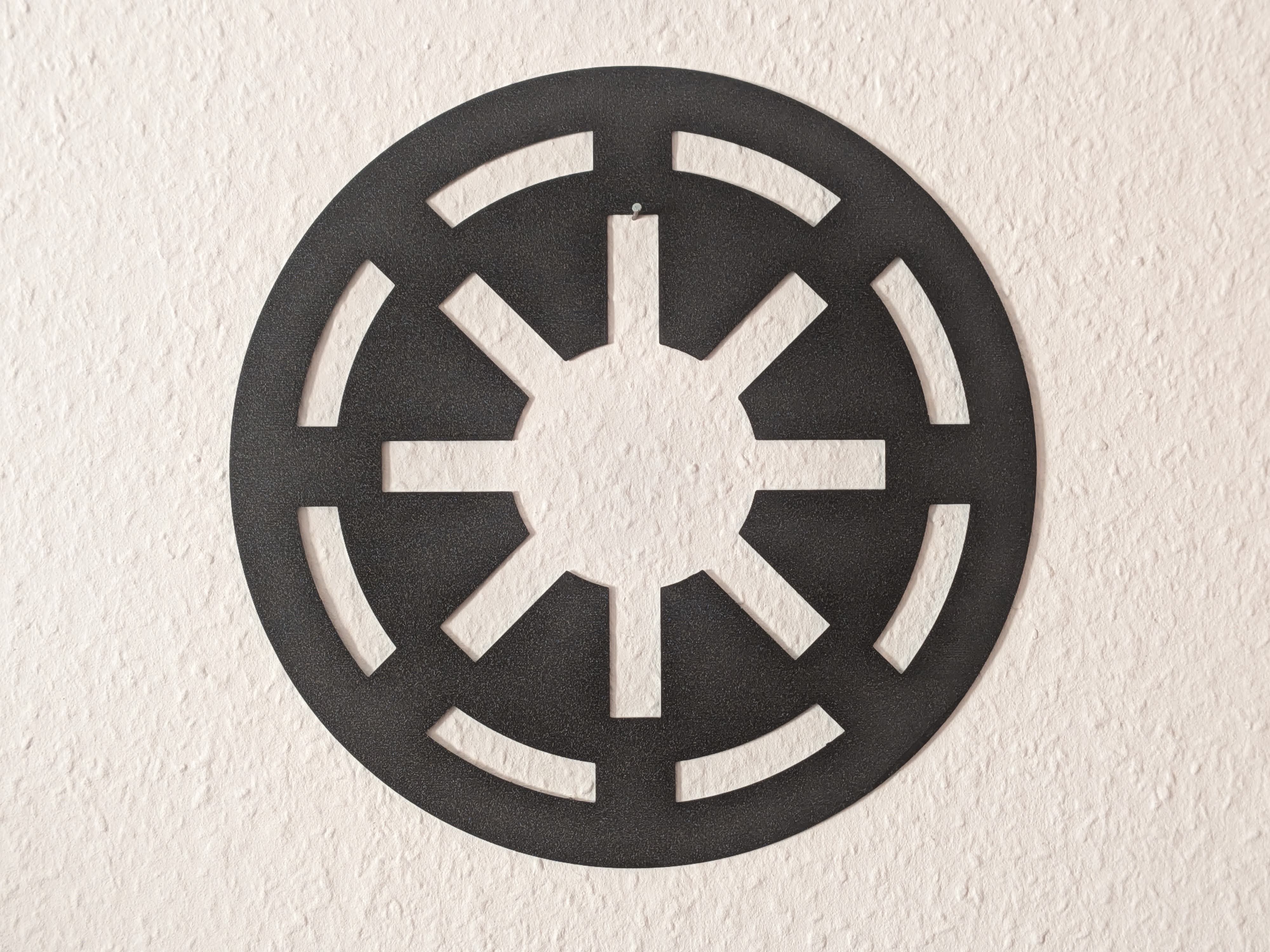 Galactic Republic Crest (6 and 8 rayed) - Wall Art - Stencil - Star Wars Fan Art