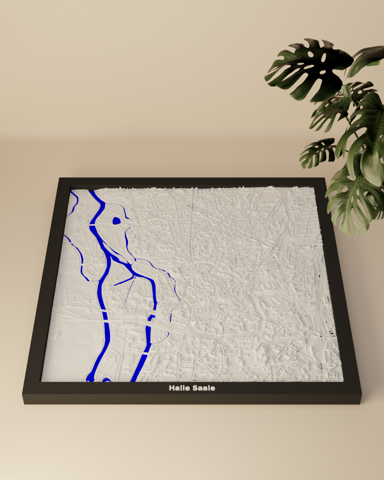 Halle Saale - 3D Miniature
