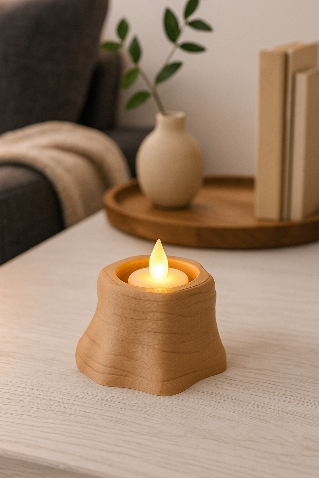 Woodland Flame Candle Holder
