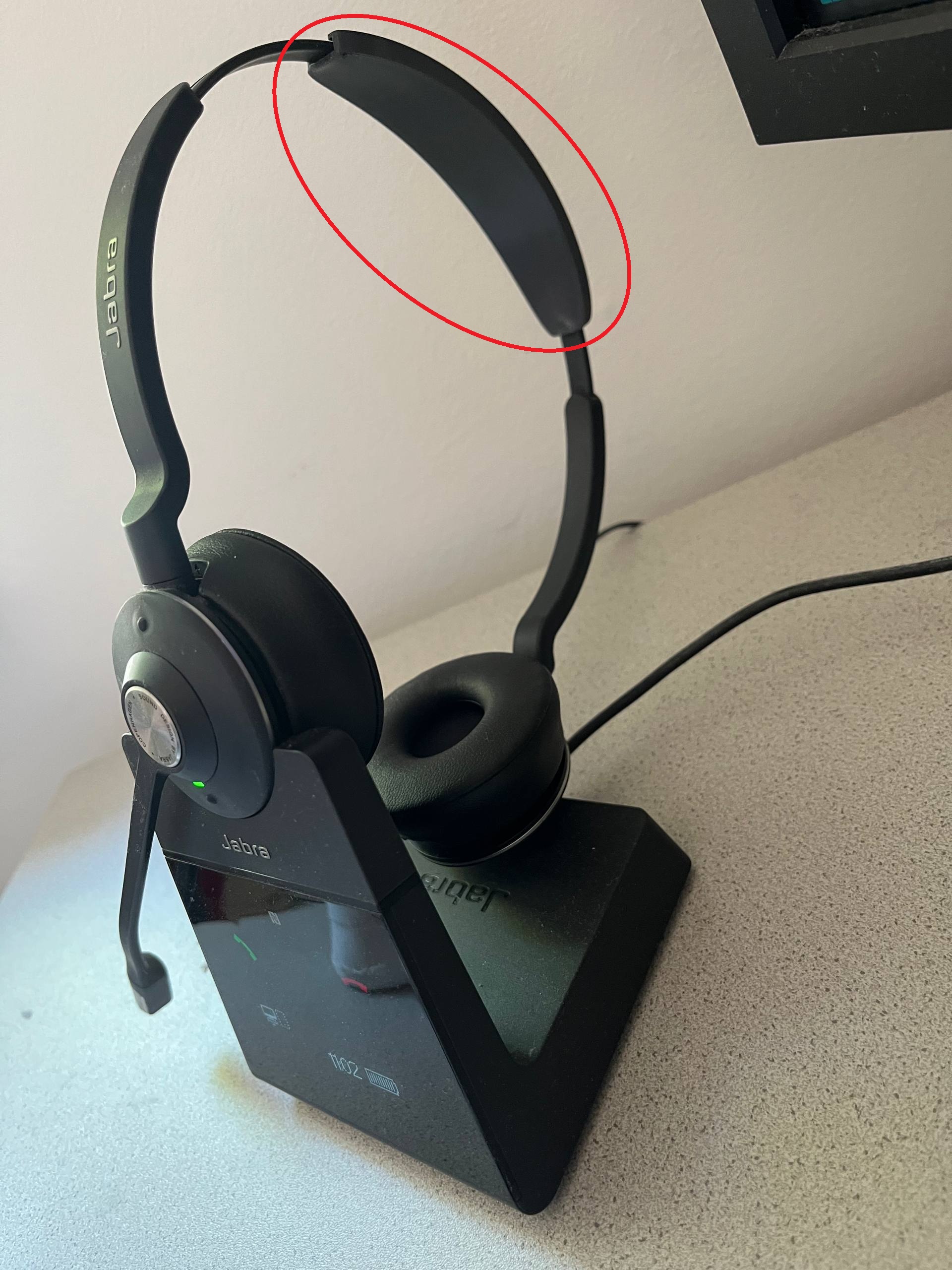Jabra Evolve 65 Headrest padding replacement