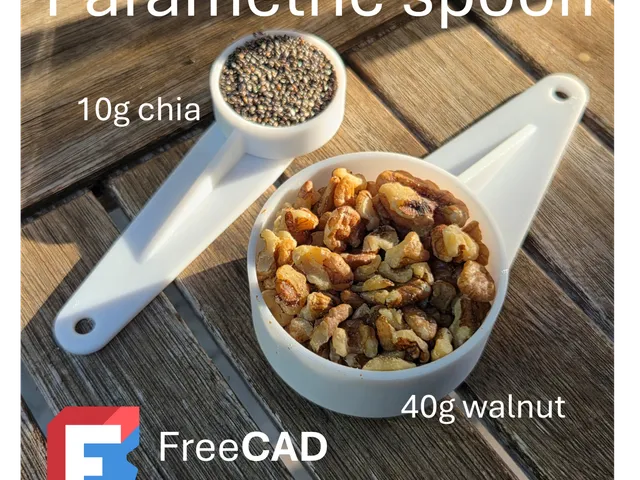 Parametric Custom Spoon Generator (FreeCAD)