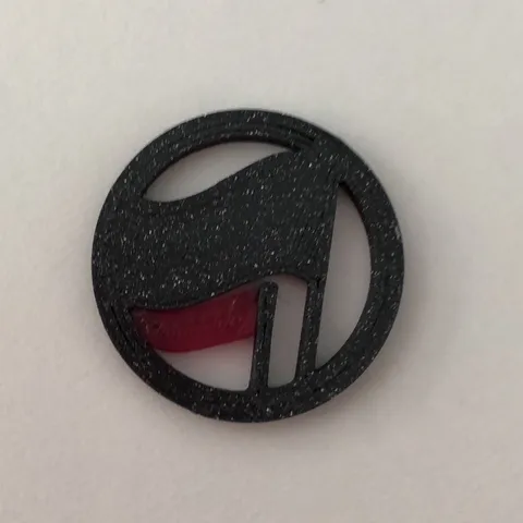 Antifa Shopping Cart Coin / Einkaufswagen Chip (Dual Color)