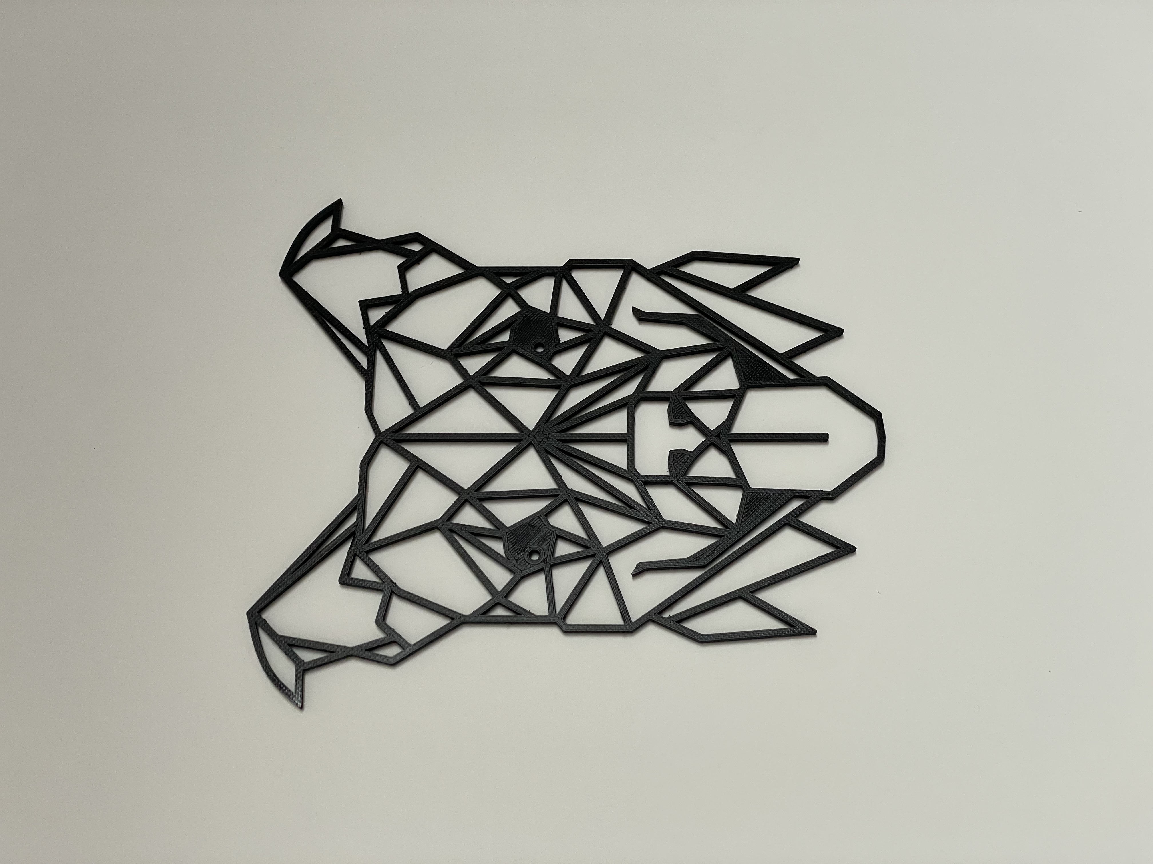 STAFFORDSHIRE BULL TERRIER WALL SCULPTURE