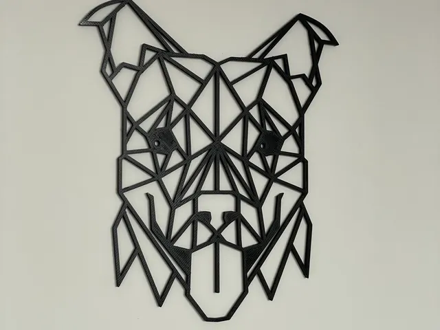 STAFFORDSHIRE BULL TERRIER WALL SCULPTURE