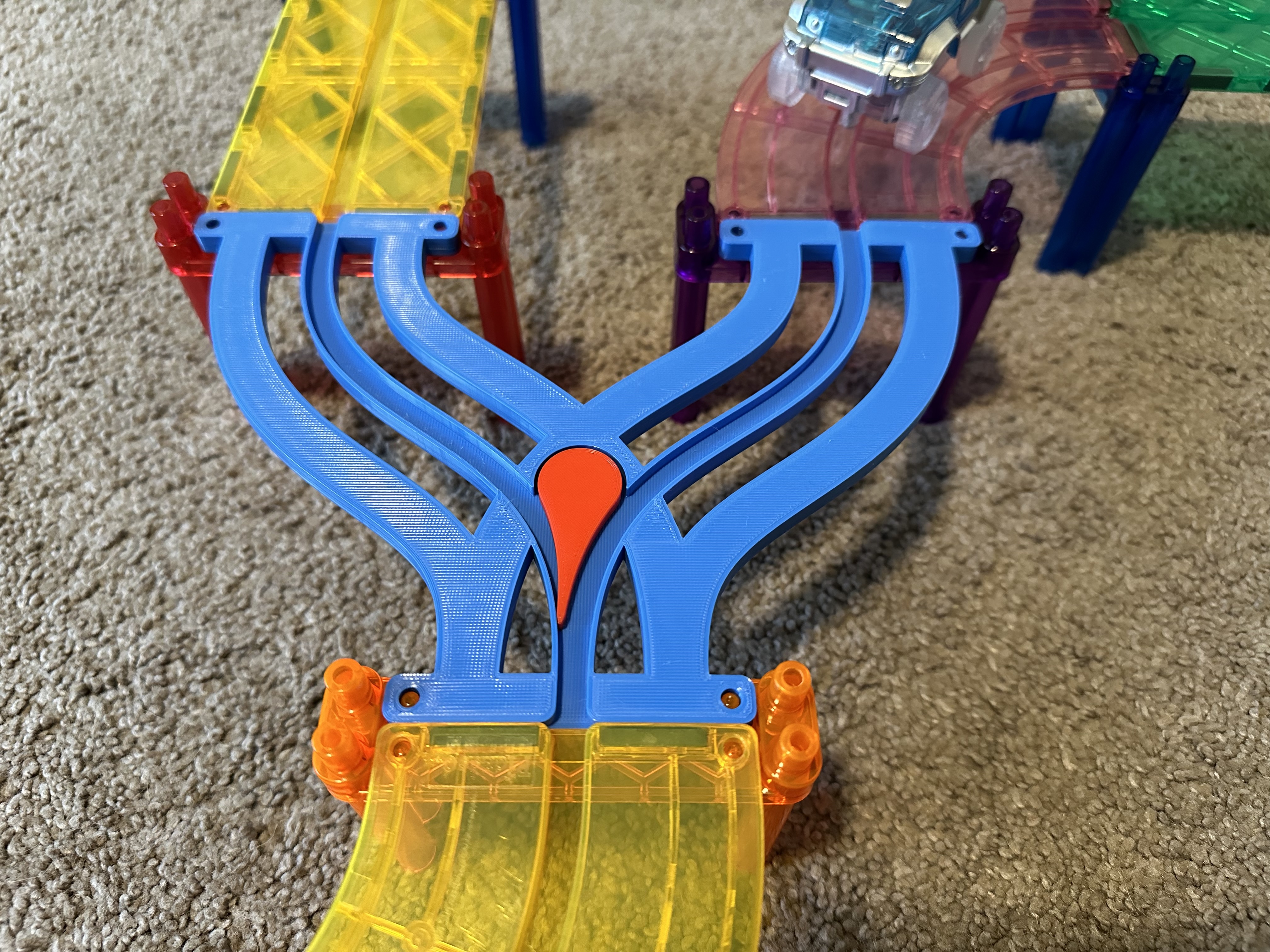 PicassoTiles Two-Way Split Track