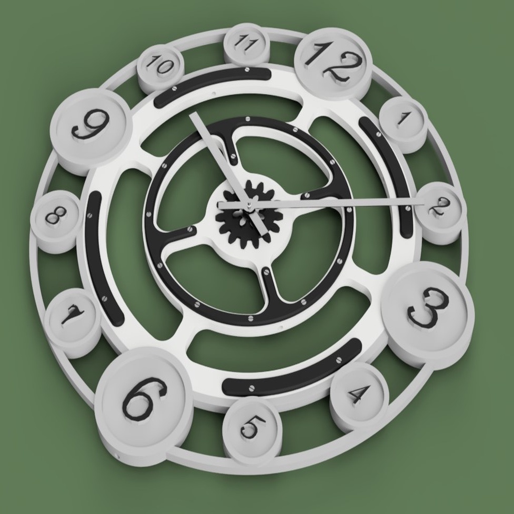 Wall Clock (Ø 500mm)