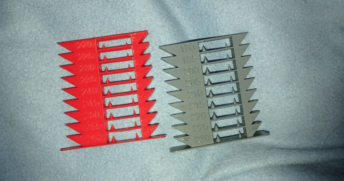 Temperature towers for PLA and PETG. GCODE for ELEGOO Neptune 3 Pro