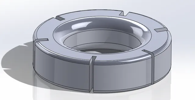 clé a rayon plat