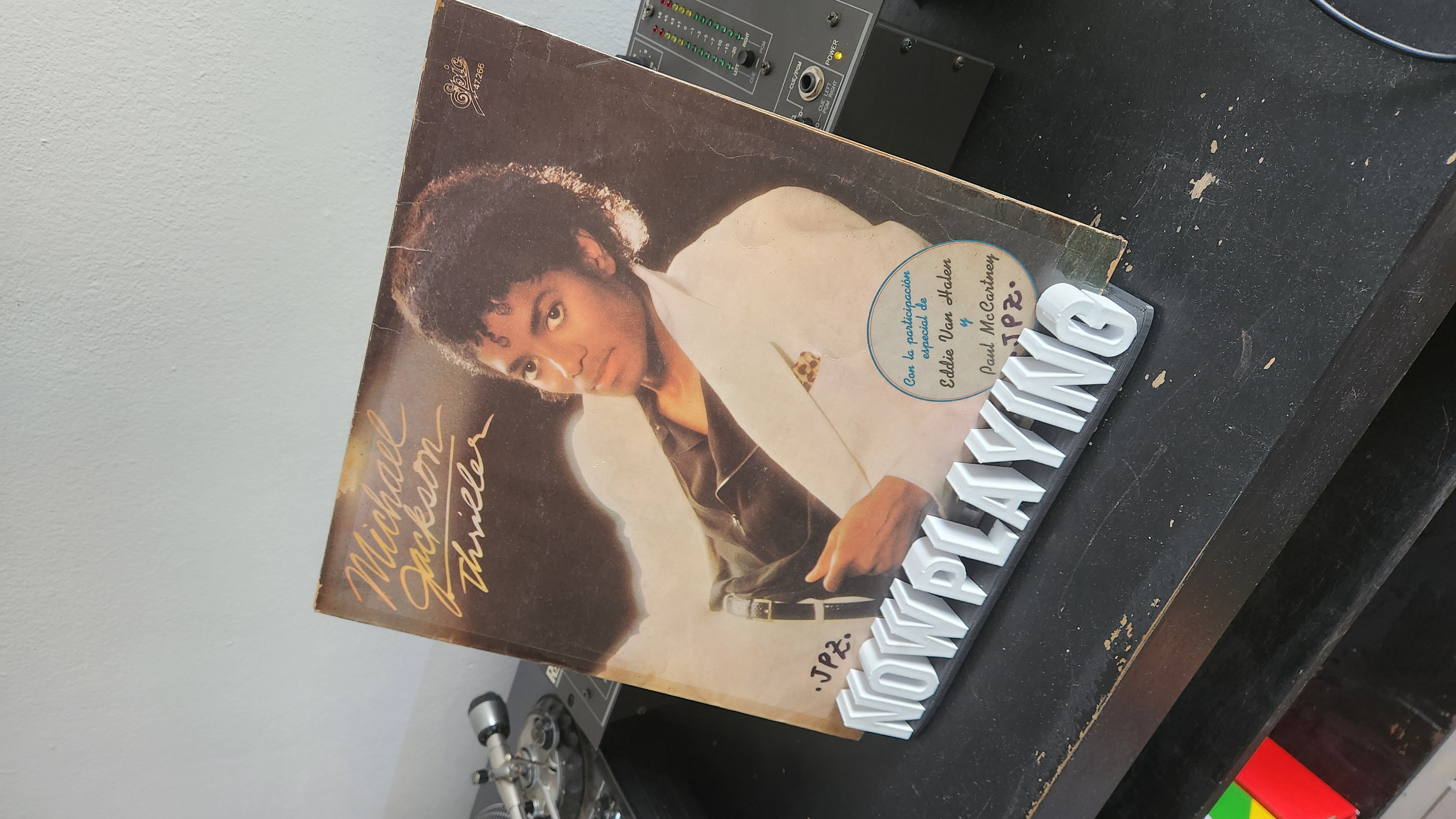 "Now Playing" vinyl holder