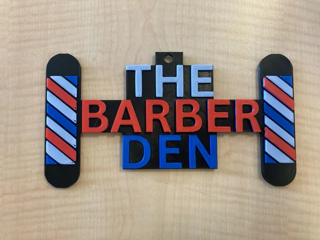 The Barber Den Logo