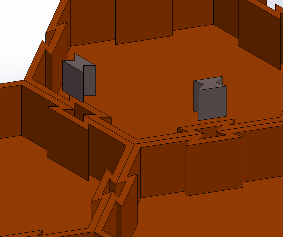 Miniatura 4 do modelo 3D LED Hexagon Lights