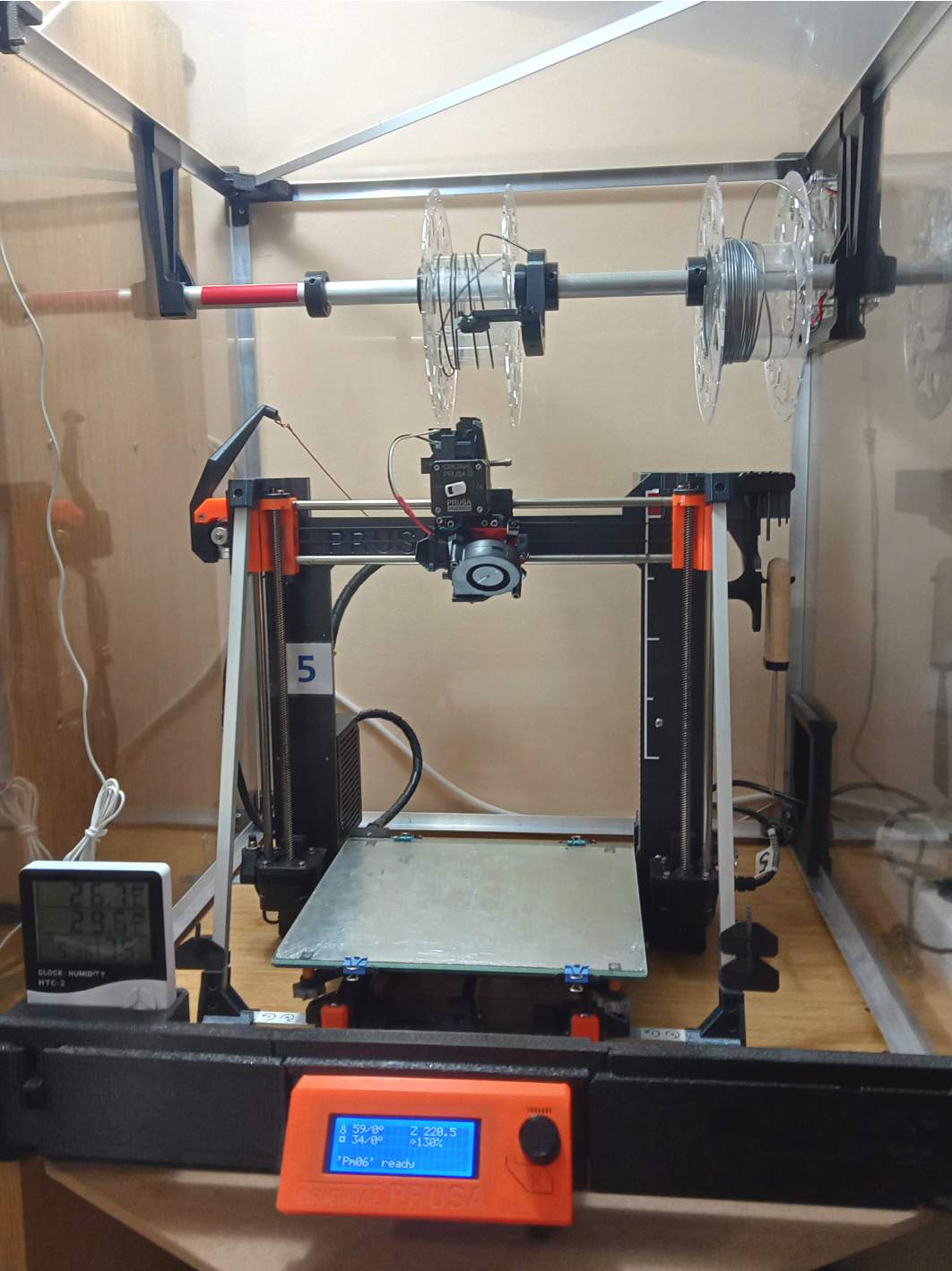 DIY enclosure for Prusa i3 or similar printers by baobab_pig | Download ...