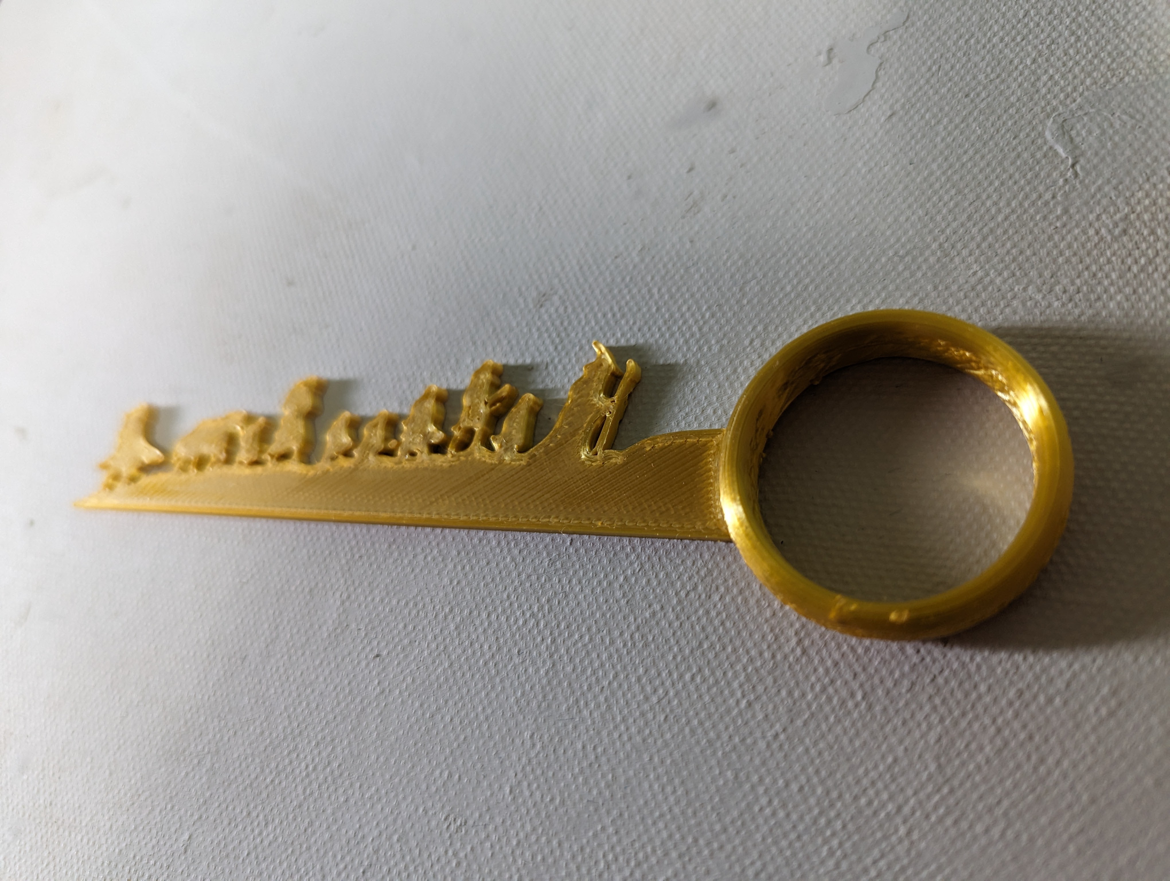 Lord of the Rings Bookmark (stronger) by Ilana H | Download free STL ...