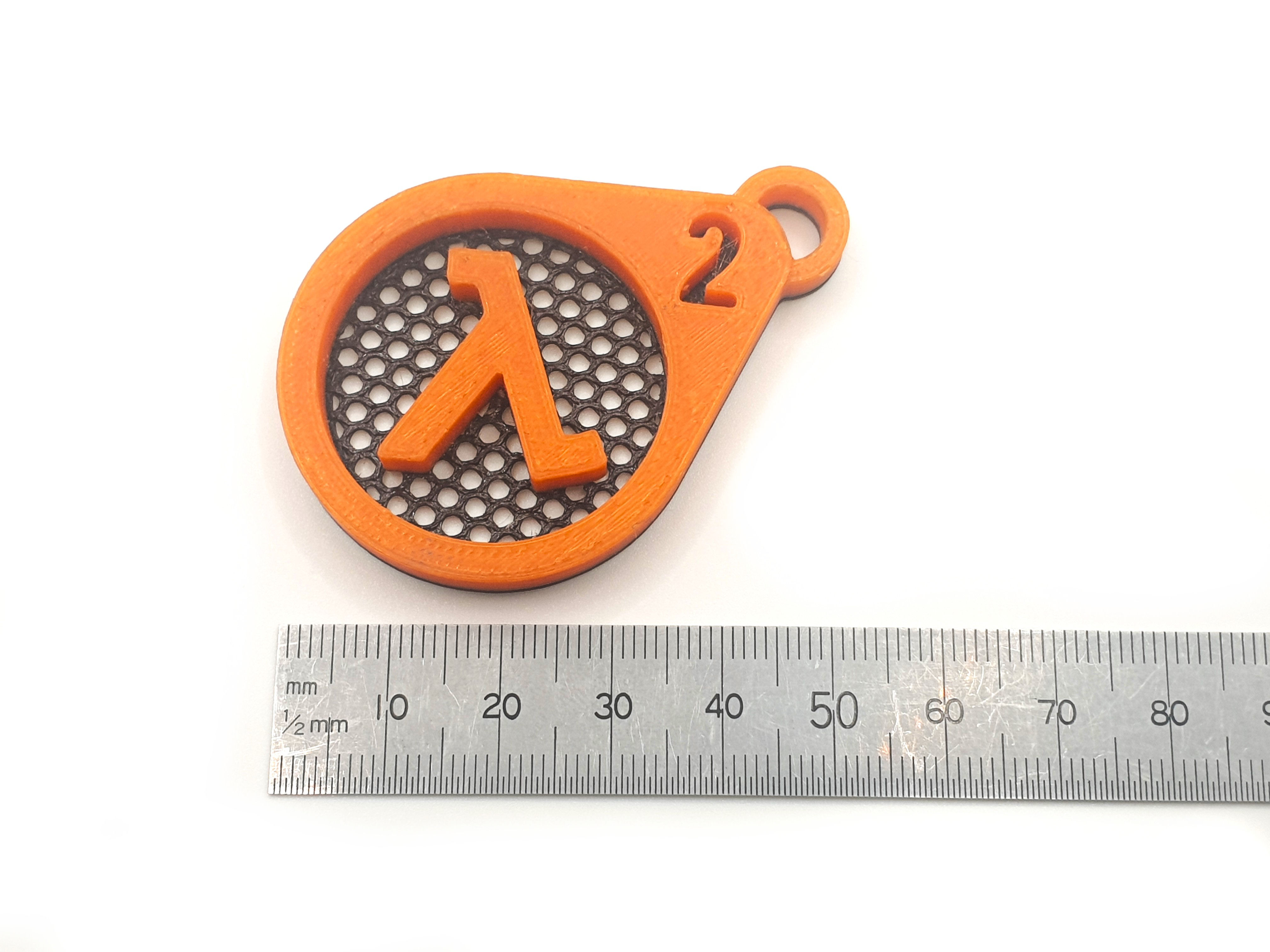 Half Life 2 Key Ring Multipart Mesh Print by CADScott Download free STL model