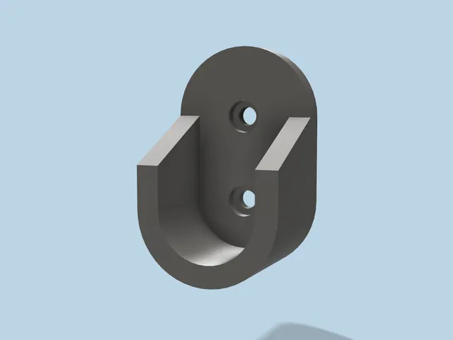 Minimalist Rod Holder for 1" Round Tube