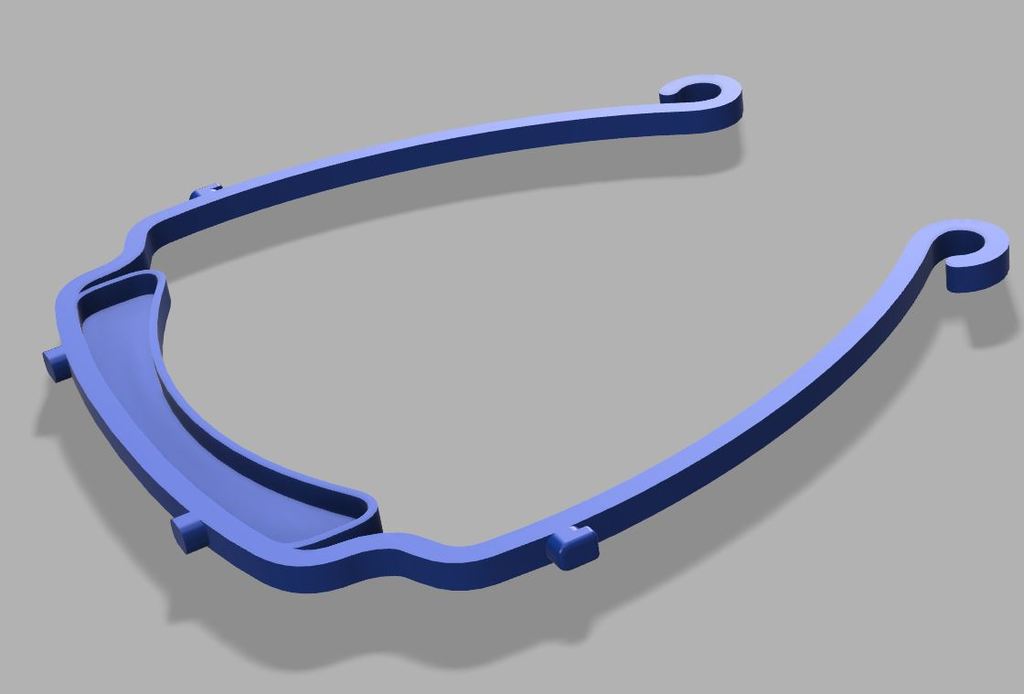 Miniatura 3 do modelo 3D Face Shield Frame - Sized for Child