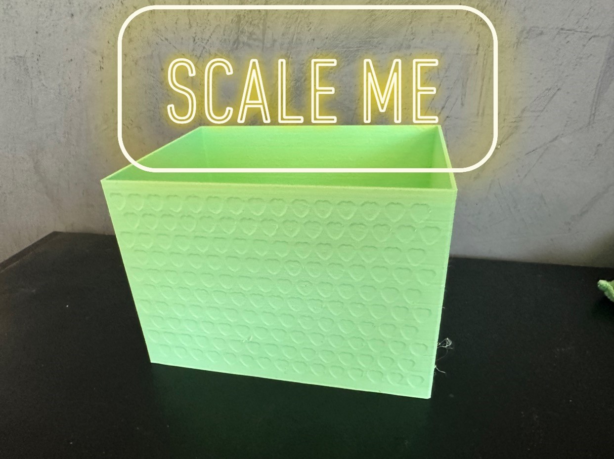 Decorative Gift Box  with lid (Scale to any size)