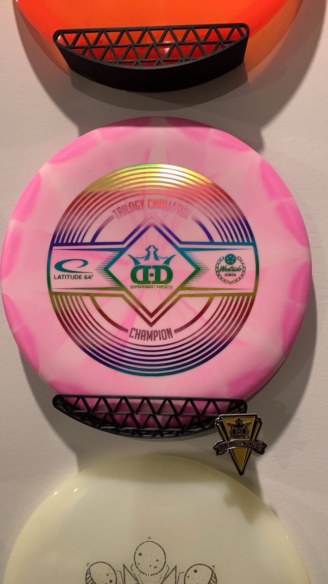 Disc golf disk wall holder by kevinjkrieger Download free STL model