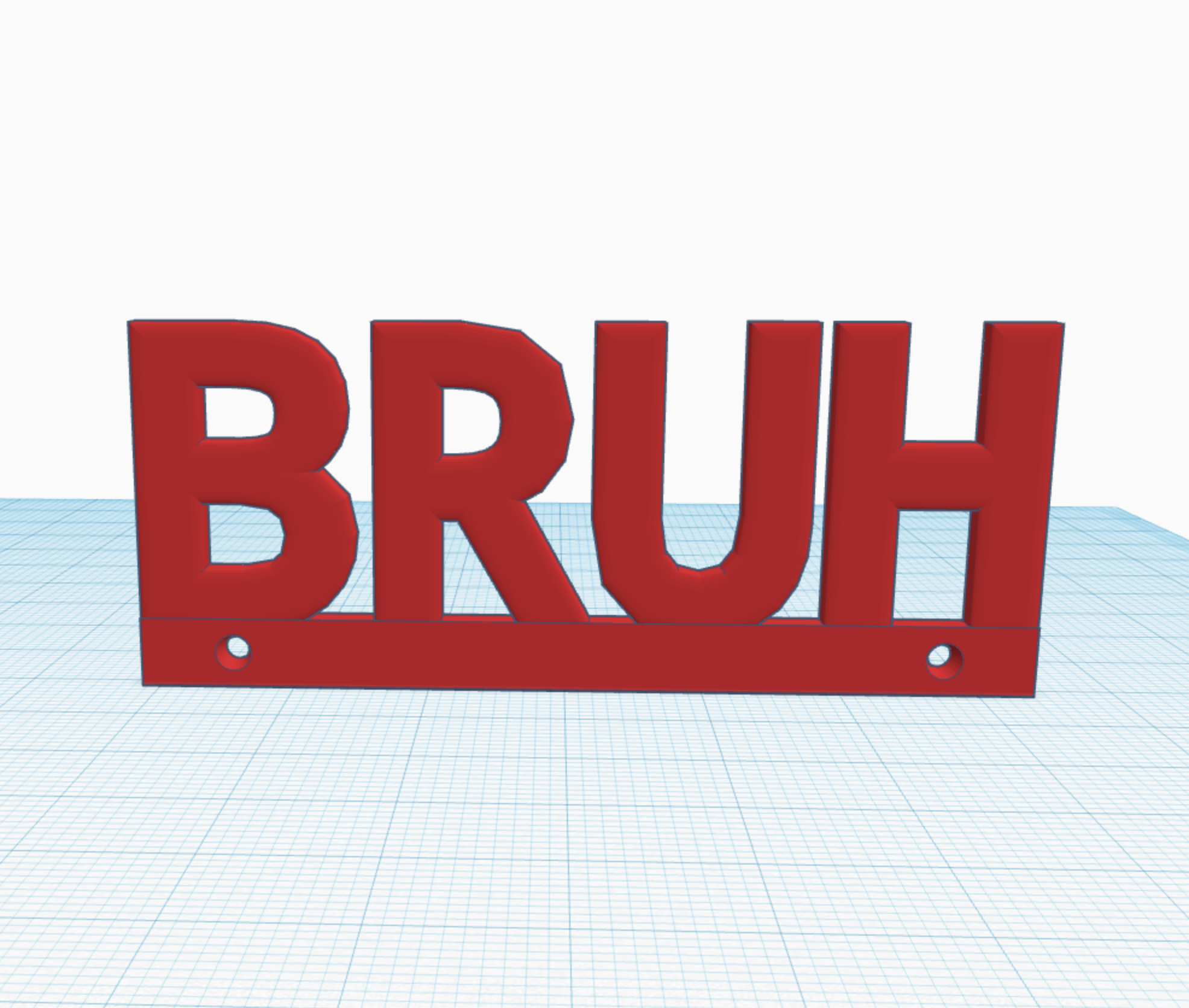 BRUH wall art by Murphy Russell | Download free STL model | Printables.com