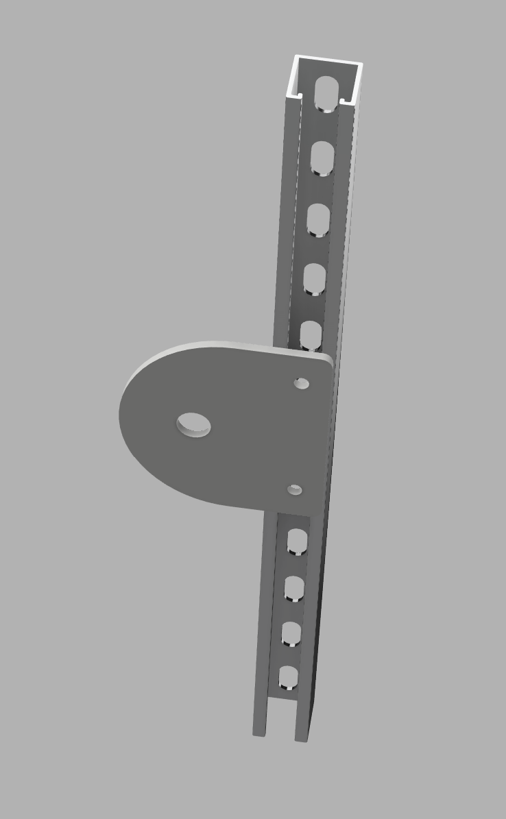 Logitech Rally Mic Pod Pendant Mount - Unistrut bracket