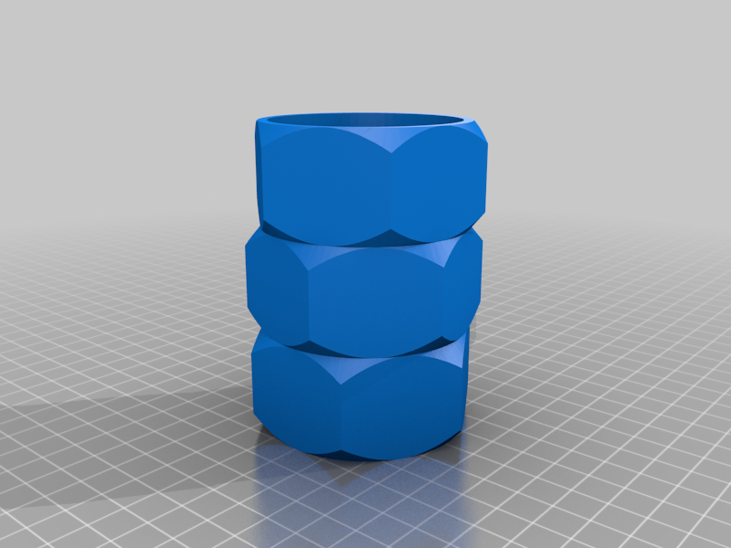 Hex Nut Container / Cup