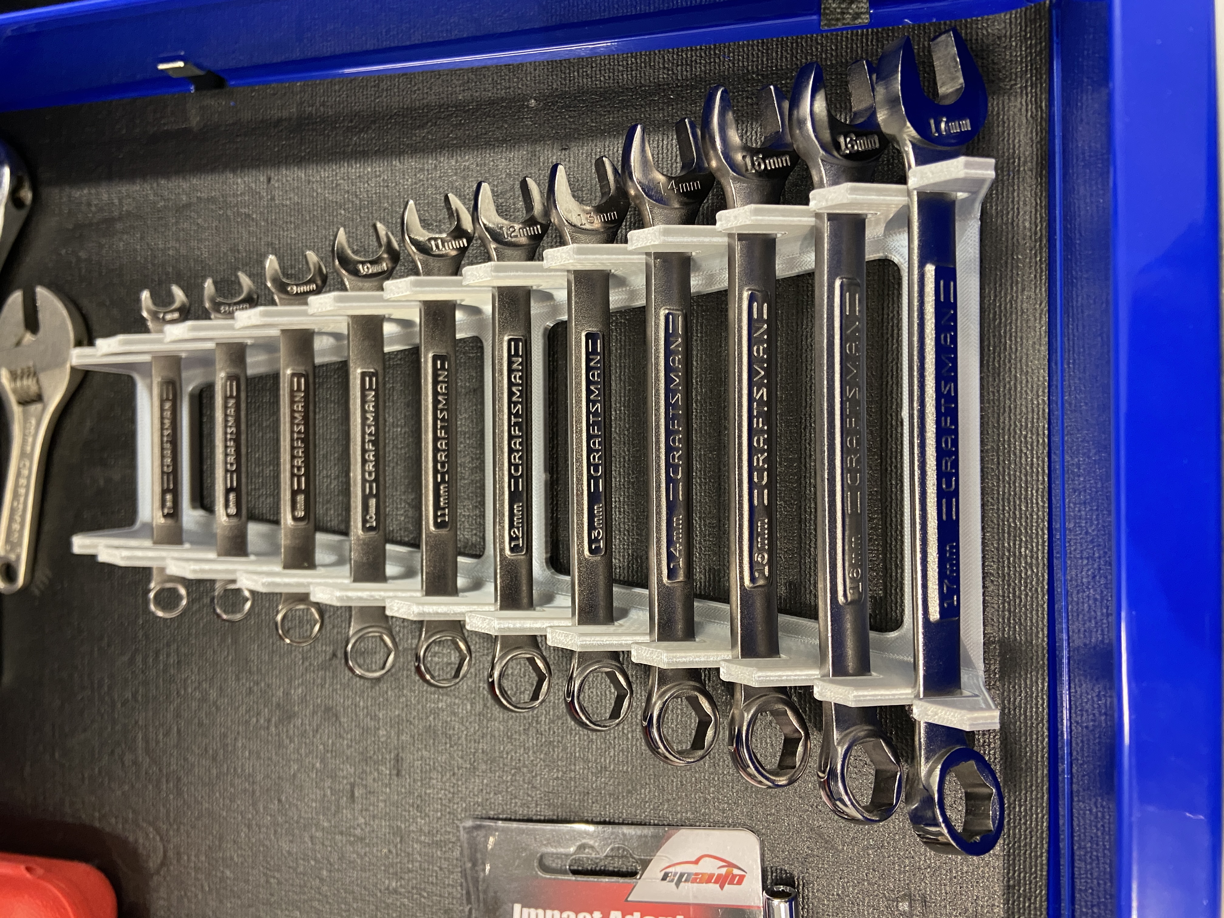 Open wrench holder