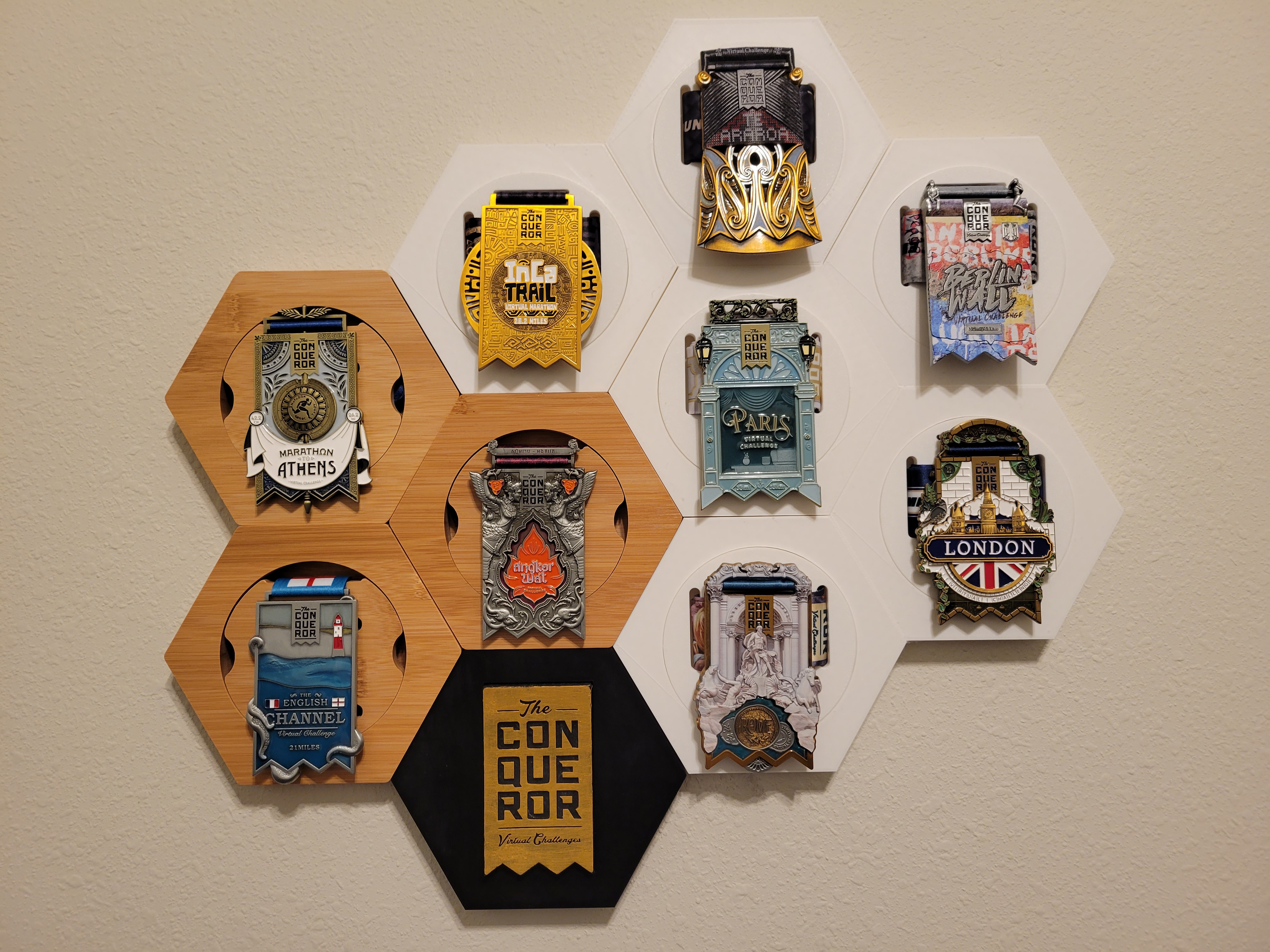 Hexagon Medal Wall Mount