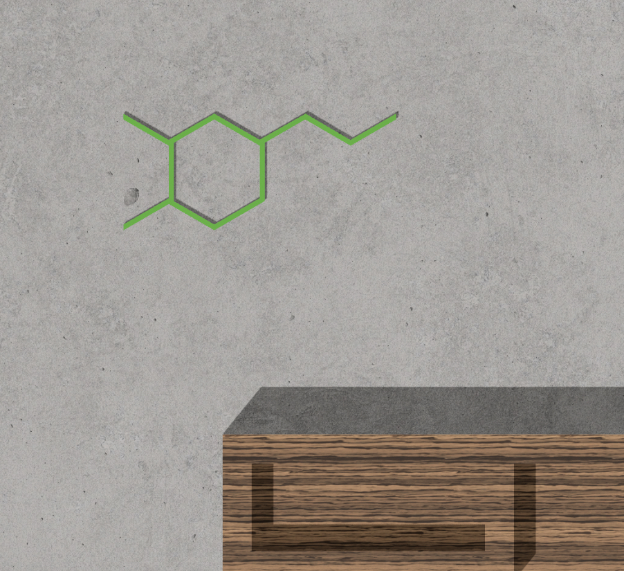 Dopamine molecular structure