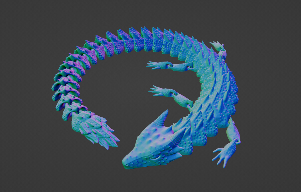 PIP Articulated Iron-Spike Dragon
