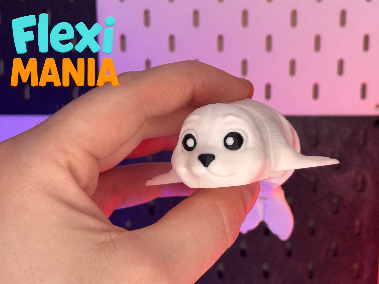 Cute Articulated Print-in-Place Seal – No Supports Needed