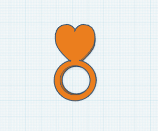 valentines ring and case