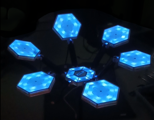 6 Arm Hex Light