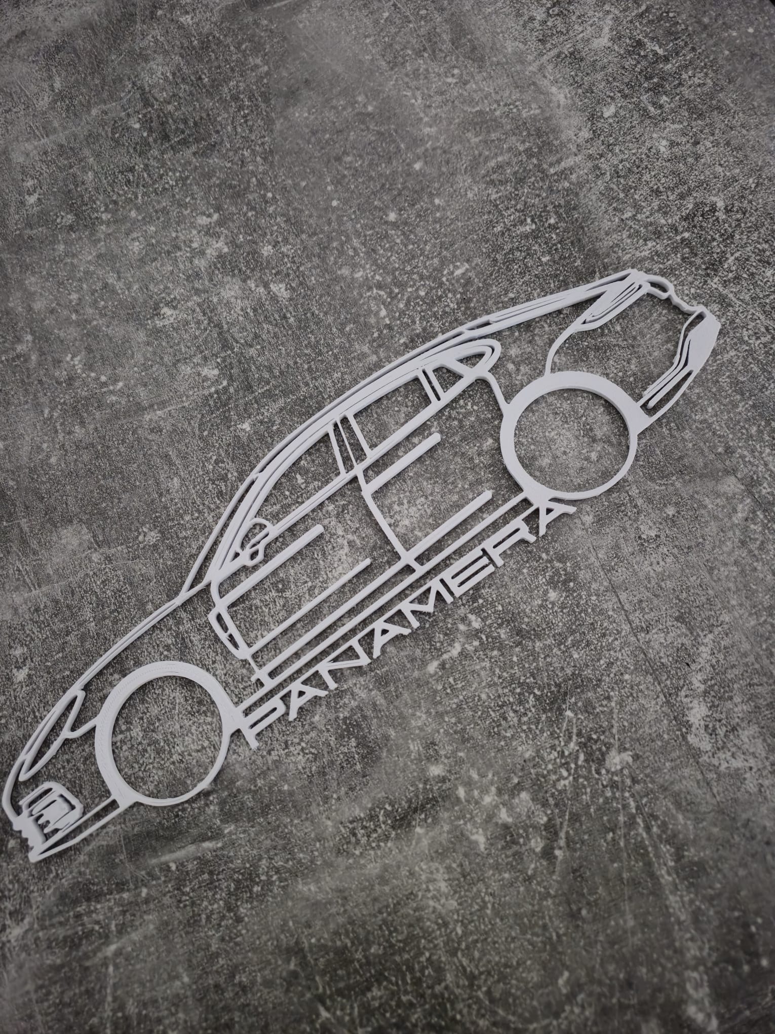 Porsche Panamera Silhouette / Wallart