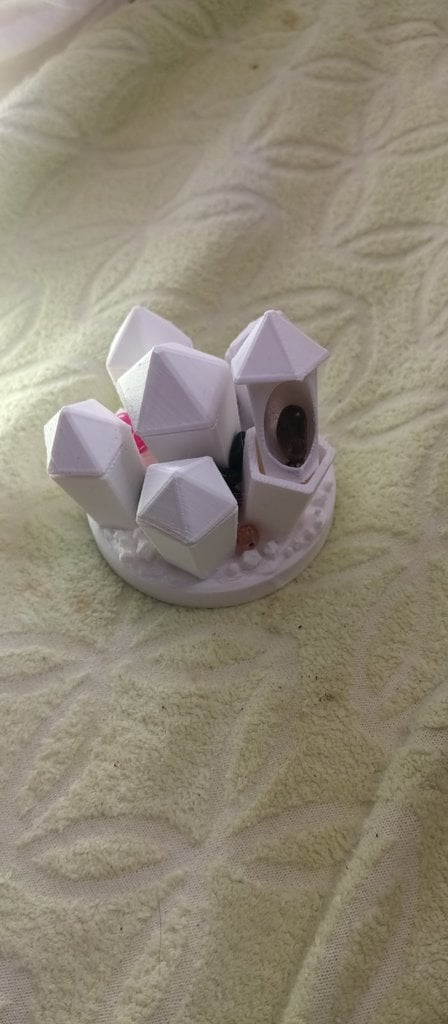 CRYSTAL SHAPED BOX ORGANIZER FOR CRYSTALS