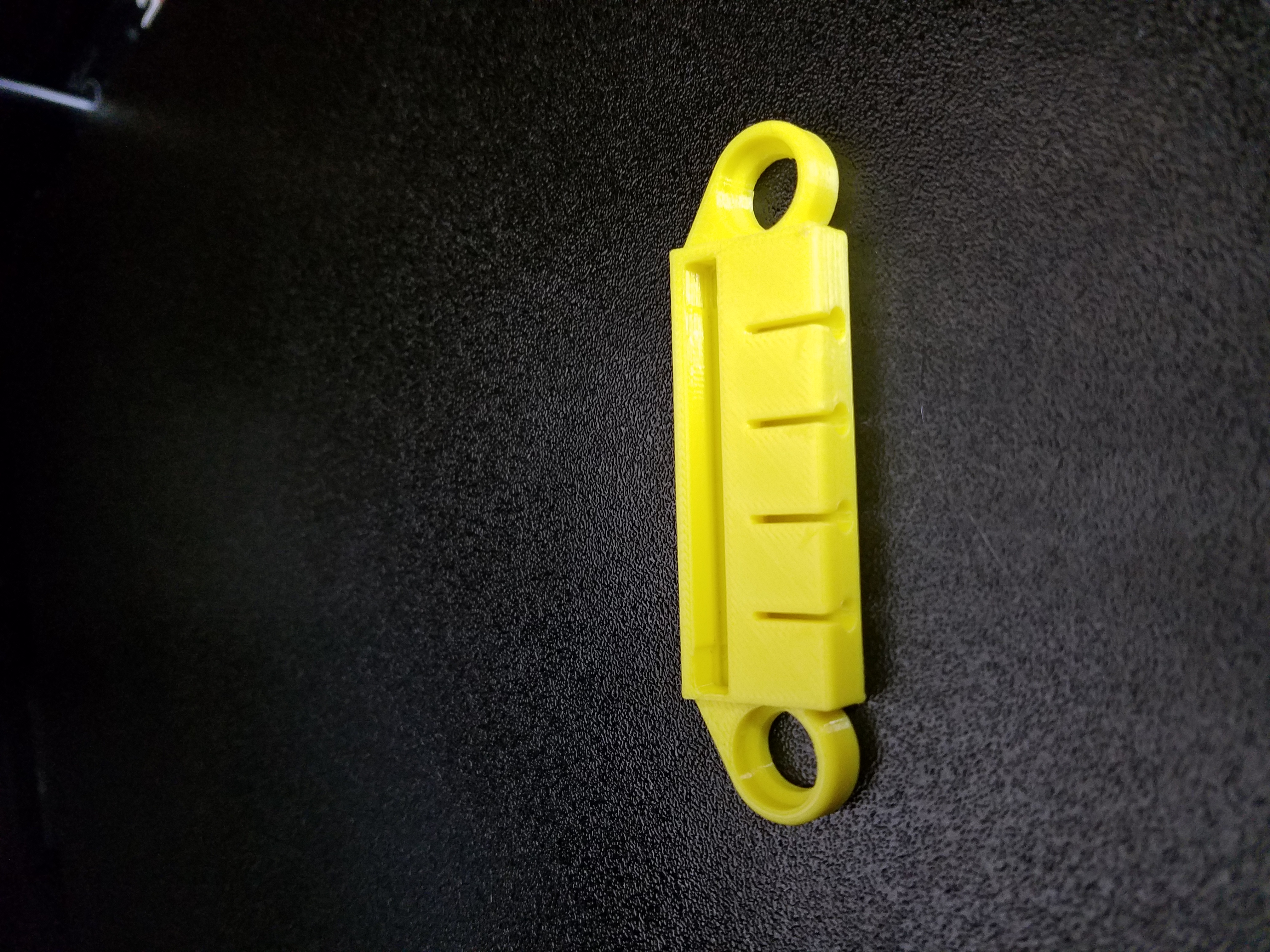 Bolted bridge for soprano ukulele by Jeff https://www.printables.com/@Jeff_1895823