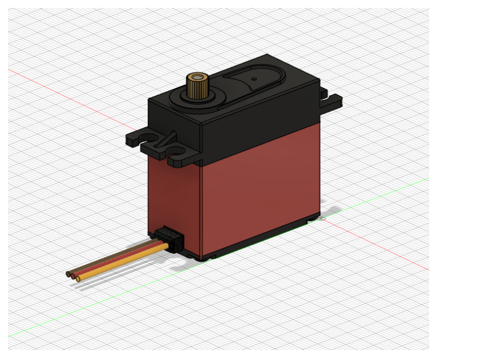 to scale 20kg servo model for RC testing