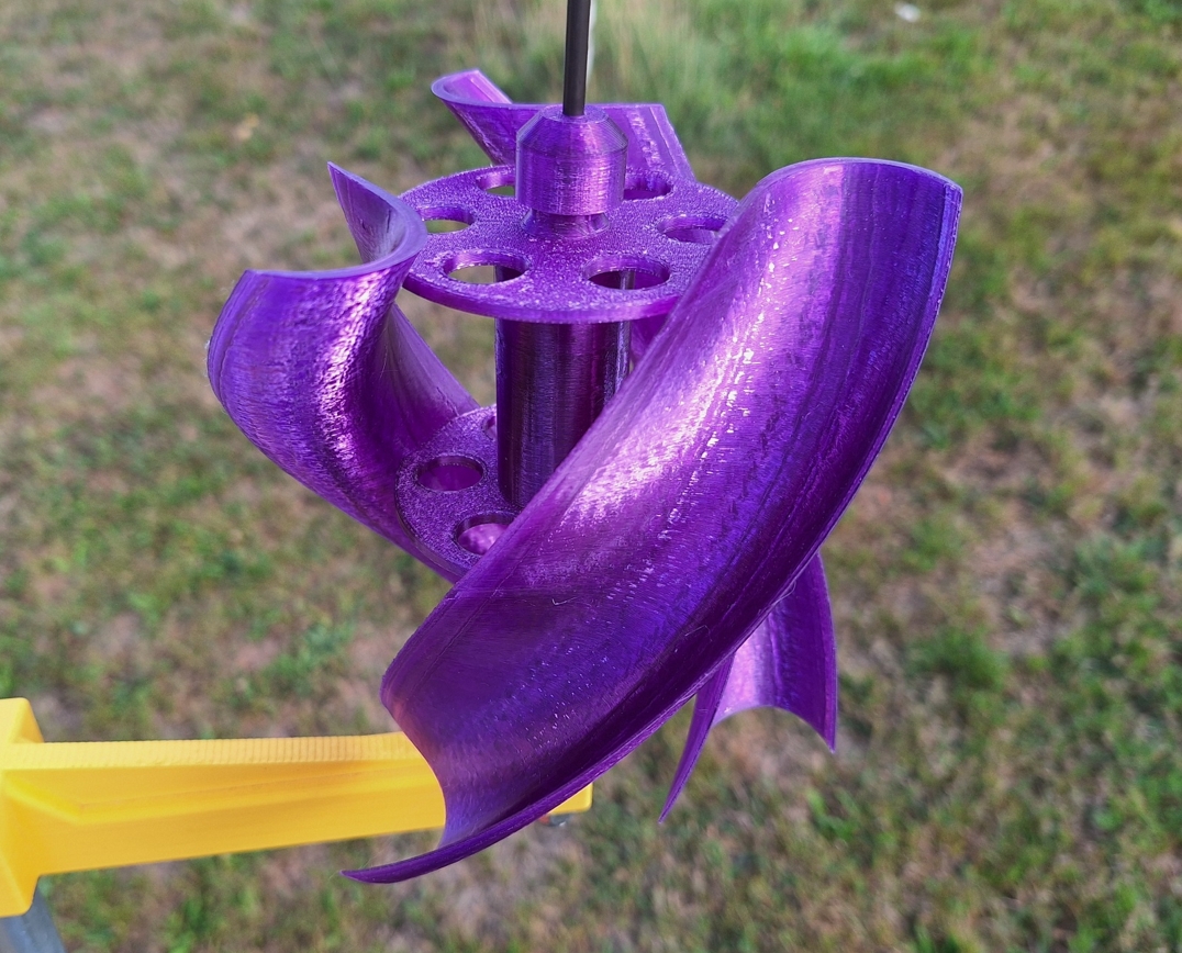 Wind turbine savoniov helix - Remix
