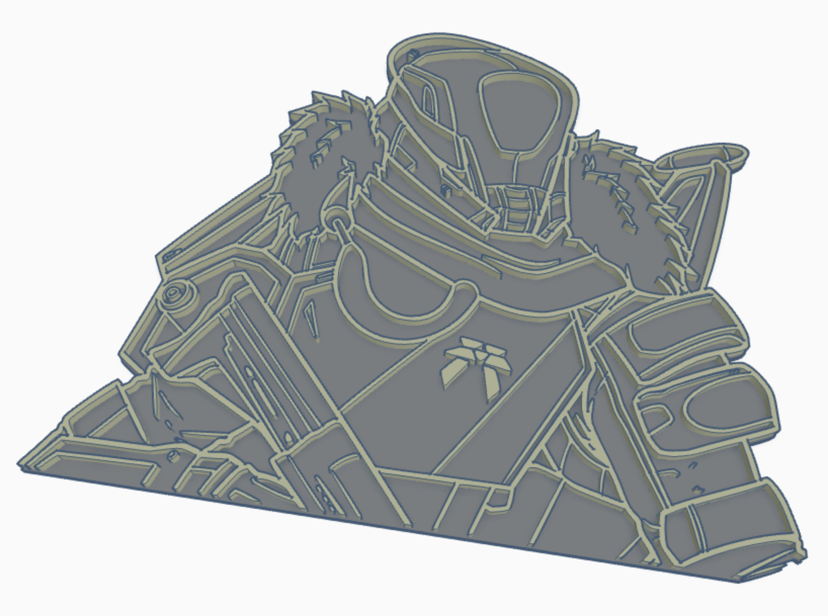 Destiny Titan Line Art