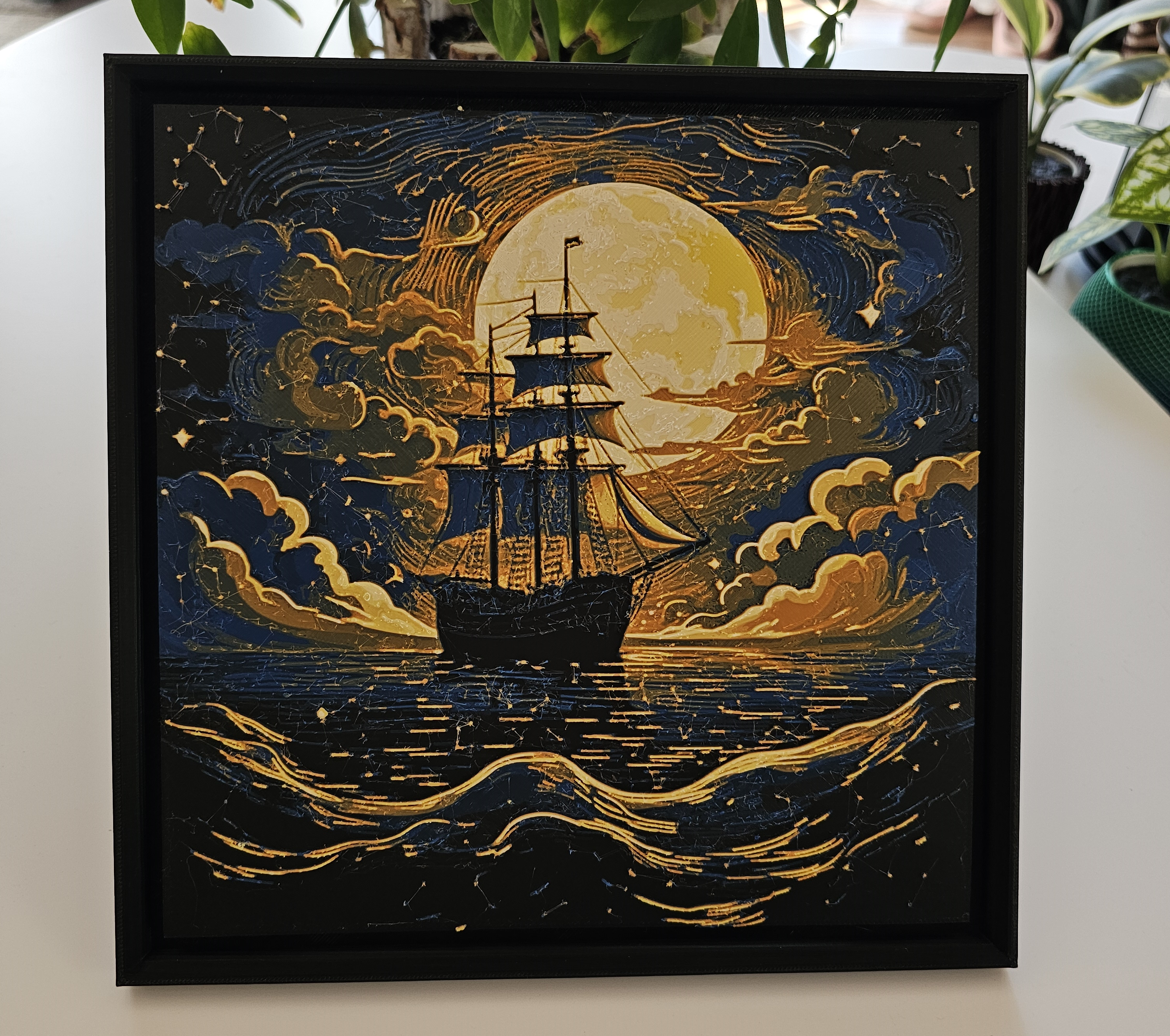 Ship In a Misty Night - HueForge