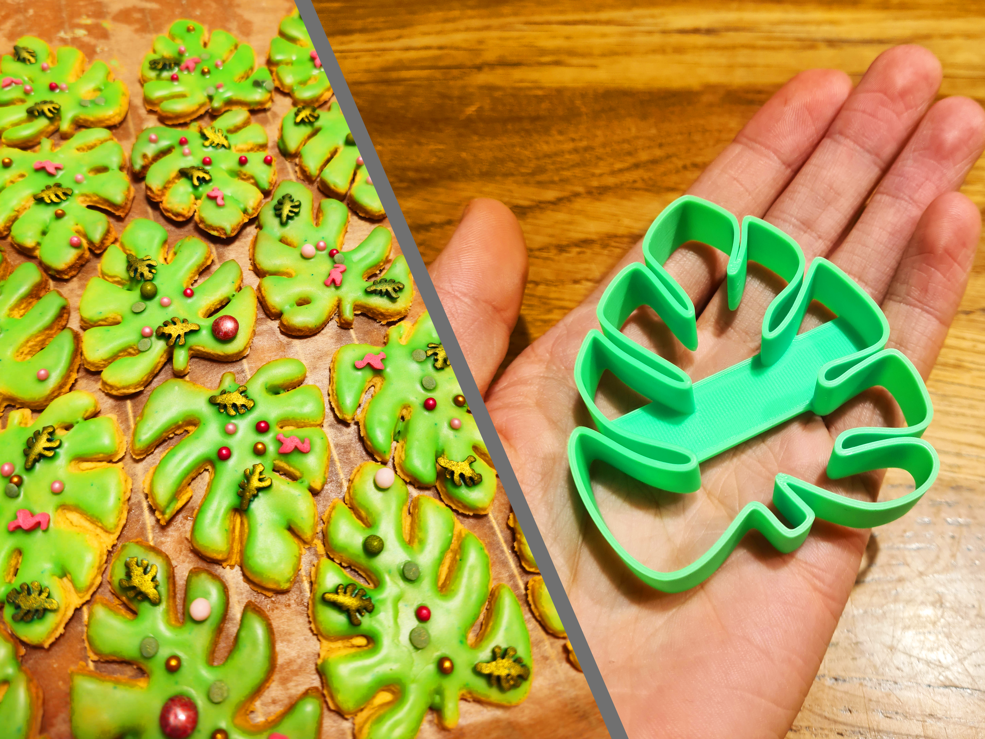Miniatura 3 do modelo 3D Spring leaf cookie cutter