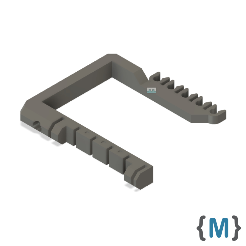 MMU3 Buffer - Plate holder for IKEA Lack with PTFE clip