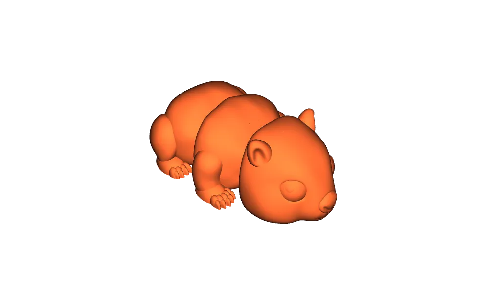 Wombat Fidget by Built_Over_Bot | Download free STL model | Printables.com